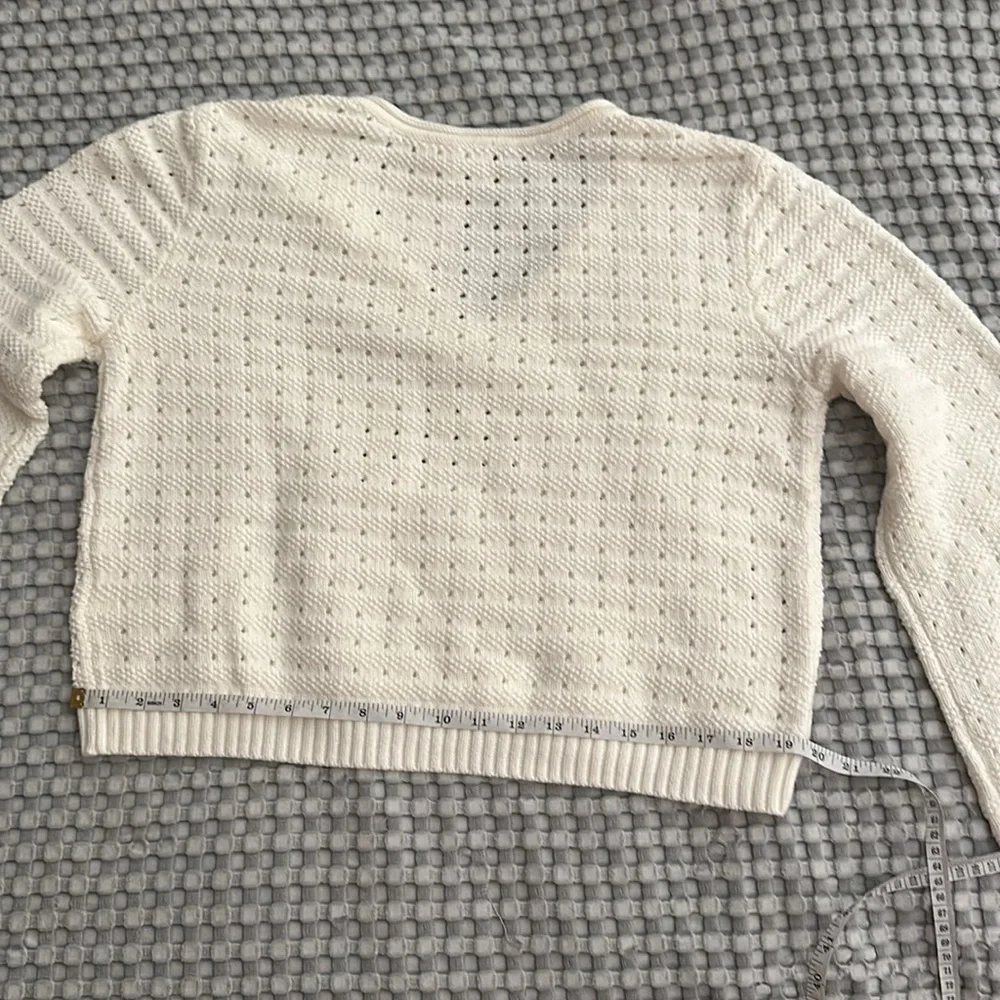 NWT Roxy White Sweater Large - Picture 10 of 13